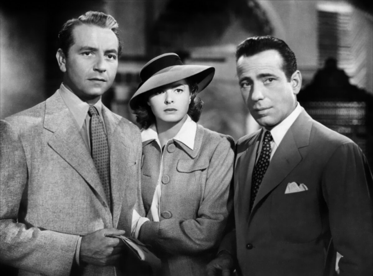 Ingrid Bergman, Humphrey Bogart, Paul Henreid